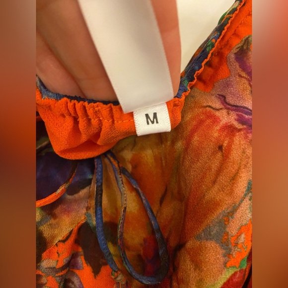 Rat & Boa Naomi Mini Dress Orange Size Medium - Picture 10 of 12